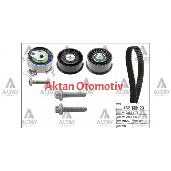 TRİGER SETİ OPEL ASTRA G / CORSA C / VECTRA C / MERIVA A / ZAFIRA A X14XE-X16XEL-Z14XE-Z16XE-Z18XE 162 DİŞ