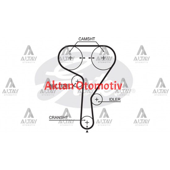 TRİGER KAYIŞI ASTRA G / ASTRA H / MERIVA Z16XEP-Z16XE-A16XER-Z16XER-A16LET