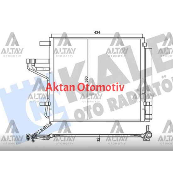 RADYATÖR KLİMA PİCANTO 17= 1.0-1.2