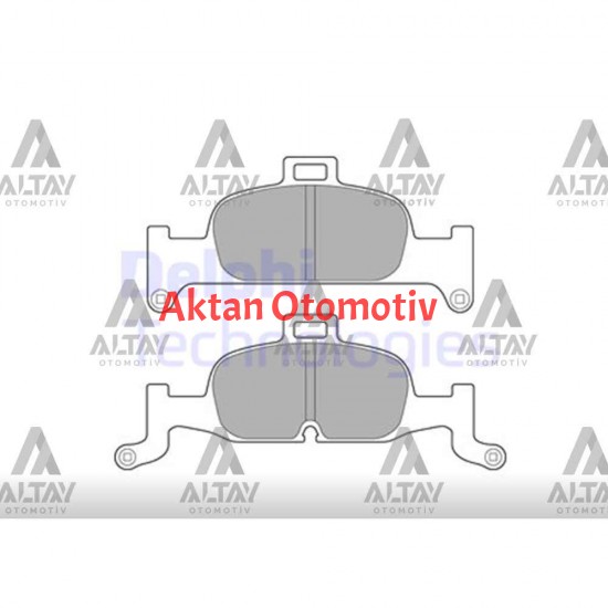 FREN BALATA A4 / A5 / Q5 / Q7 15= (YENGEÇ TİP) ÖN