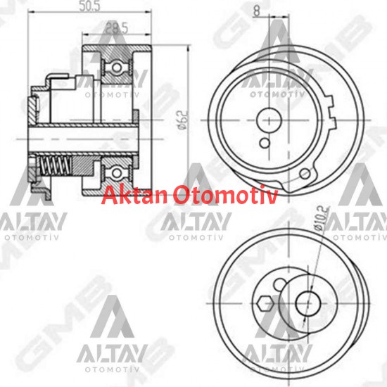 TRİGER GERGİSİ MAZDA 626 -92-97 2.0 / FS / AYARLI