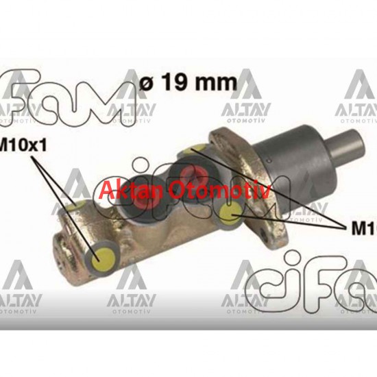 FREN ANA MERKEZ R19 88-01 / R21 MANAGER / 106 91-96 / 205 83-98 BENDIX TİPİ DÖKÜM 19,05mm