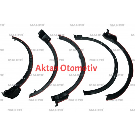 DODİK ÇAMURLUK RAV-4 16-19 TAKIM 4 PARÇA