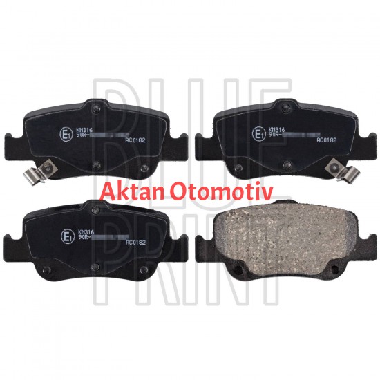 FREN BALATA COROLLA 07-12 DİZEL / COROLLA 13-19 BENZİNLİ-DİZEL  / AURIS 07-19 BENZİNLİ DİZEL ARKA