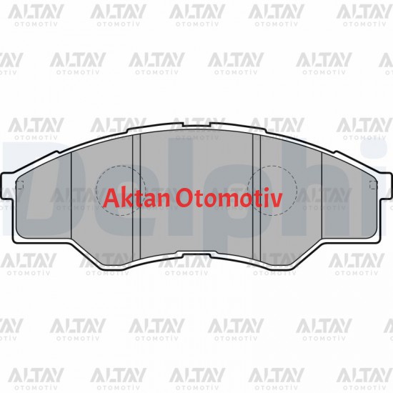 FREN BALATA HILUX 08-09 4X2 / PAJERO 3.2 07= ÖN