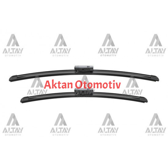 SİLECEK SÜPÜRGESİ TAKIM BORA / GOLF / POLO / CORDOBA / MAZDA 3 MULTICLIP AEROTWIN (530+450mm)