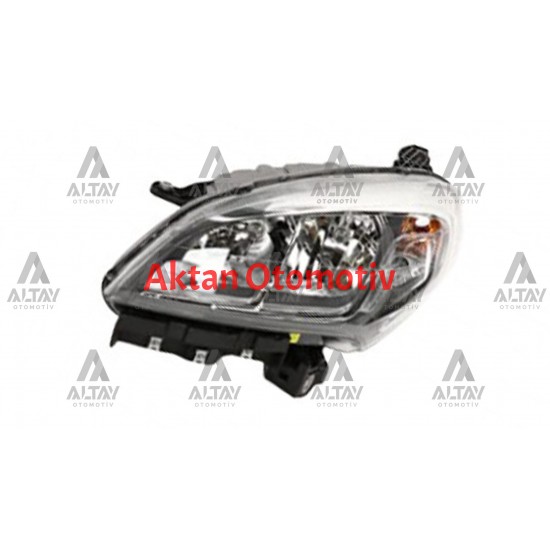 FAR DOBLO 15= MOTORLU KROM ÇERÇEVELİ SOL