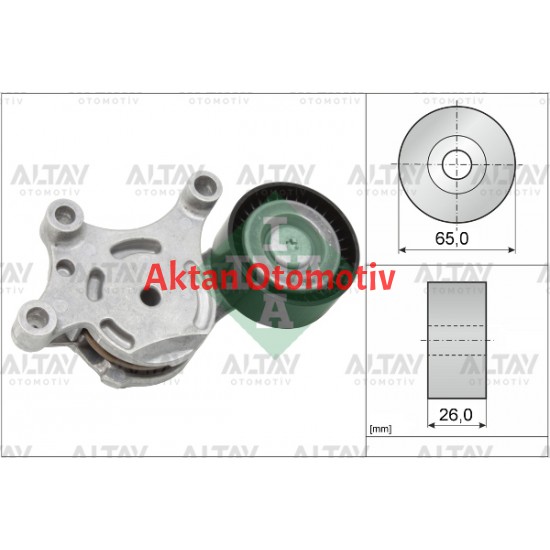 VANTILATÖR GERGISI KÜTÜKLÜ FOCUS 1.5TDCI 18= 206 / 307 / C3 / 107 / 206 / C4 DV4-DV6