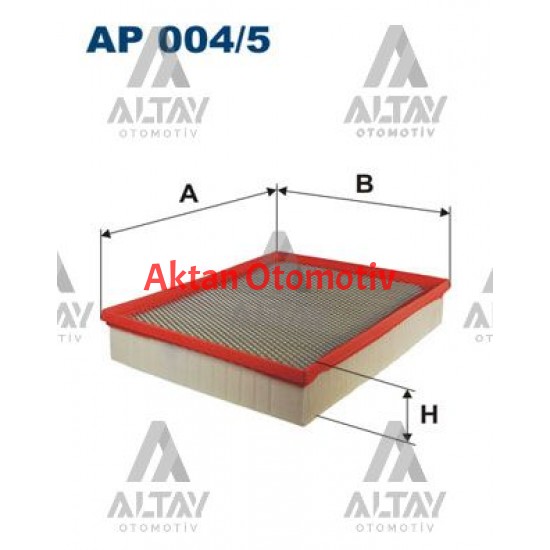 HAVA FİLTRESİ AMAROK 10= 2.0 TDI CDCA-CDBA-CNFA-CNFB