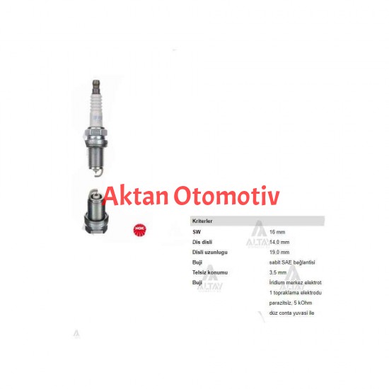 ATEŞLEME BUJİSİ İRİDYUM MAZDA3 03-10 1.6 / JIMNY 01= (IFR5E11)