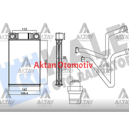 RADYATÖR KALORİFER MOKKA / AVEO 11=