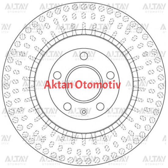 FREN DISKI A4 07-19 / A5 07-17 / Q5 08-17 ARKA HAVALI 330-5 (ADET FIYAT)