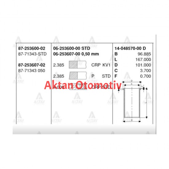 SEGMAN CERES 92-99 / 2.4 050