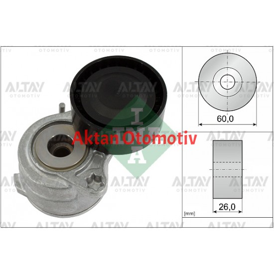 VANTİLATÖR GERGİSİ  208 / 2008 / 308 / 3008 / GRANDLAND X / CROSSLAND X / COMBO E / CORSA F 12= 1.2  B12XHL B12XHT