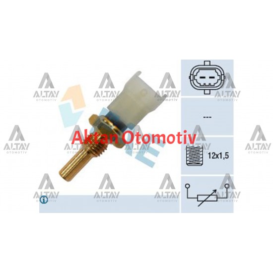 MÜŞÜR HARARET ASTRA G / ASTRA H / CORSA B / CORSA C / VECTRA B 96= X12XE-X14XE-X16XEL-Z12XE-X20DTL-X20DTH-Y22DTR-X22DTH-Y22DTH BEYAZ