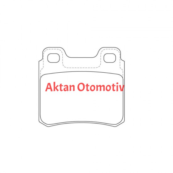 FREN BALATA ASTRA F  91-02 / VECTRA A 88-95 / FIESTA III 89-95 / ESPERO 95-99 / VECTRA B 95-03 ARKA