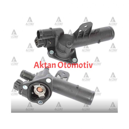 TERMOSTAT KAPAK ÜST QASHQAI 07-13 / CLIO / MEGANE / MODUS 1.5 DCI PLASTİK TERMOSTATLI