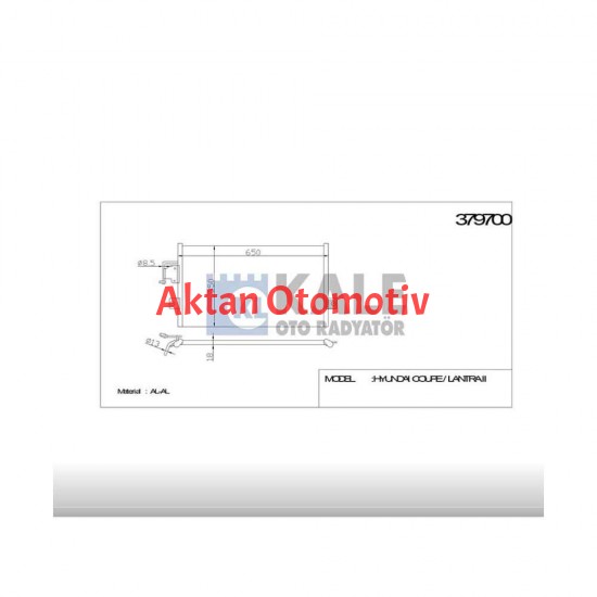 RADYATÖR KLİMA ELANTRA 96-01