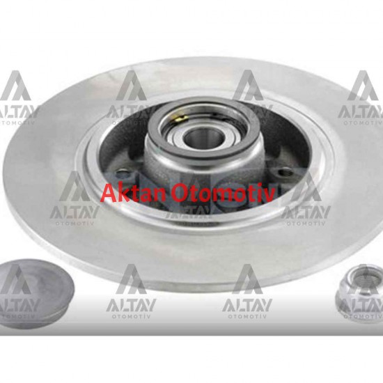 FREN DİSKİ FLUENCE 09-16 / MEGANE III 08-15 / MEGANE IV 16= / ARKA DÜZ ABSLİ PORYALI RULMANLI 260-5
