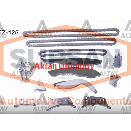 EKSANTRİK ZİNCİR SETİ STAREX 02-08 / H-1 08-11 / SORENTO 03-11 / H-100 KAMYONET 10= 140HP 2.5CRDI (13 PARÇA)