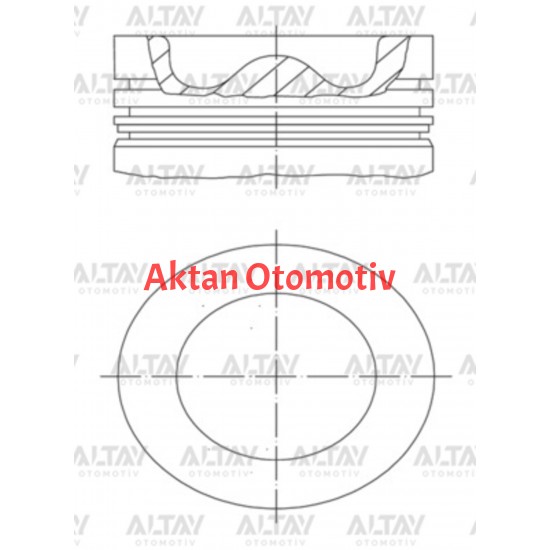 PİSTON SEGMANLI CAPTIVA / ANTARA 2.0 CDTI Z20DM 83mm 050