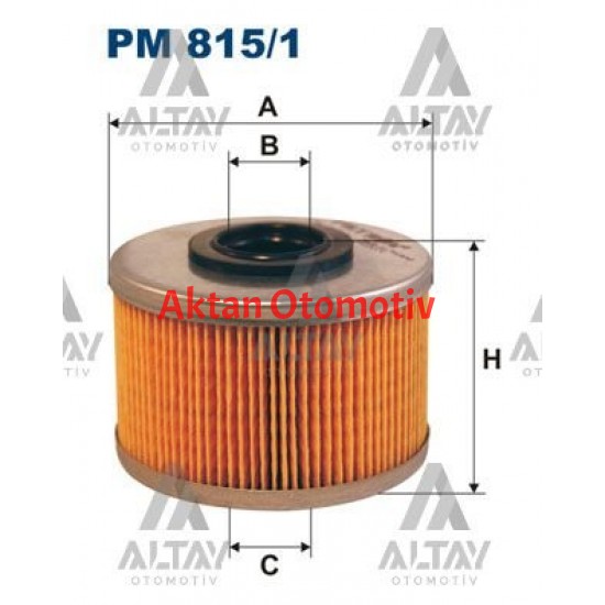 YAKIT FİLTRESİ ( MAZOT) CLIO II 00-05 / KANGOO 98= / MEGANE 97-99 / LAGUNA I 97-01 1.9D-1.9 DTI