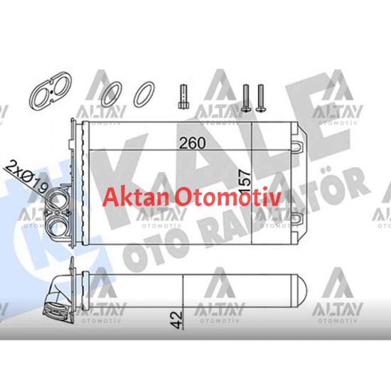 RADYATÖR KALORİFER TRAFIC II 06-14 / VIVARO 06-14 / MEKANİK
