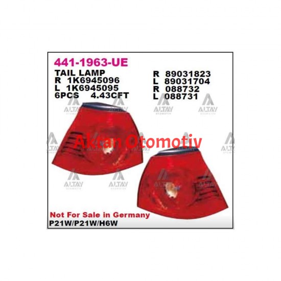 STOP LAMBASI GOLF5 DIŞ 04-09 SAĞ