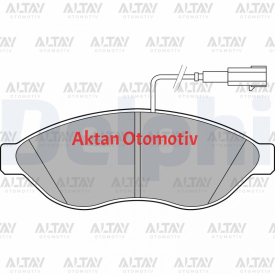 FREN BALATA DUCATO 06-14 / JUMPER III 06-14 / BOXER III 06-14 ÖN ÇİFT FİŞLİ