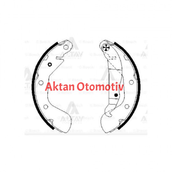 FREN BALATA ASTRA F / VECTRA A / COMBO B PABUÇ ARKA