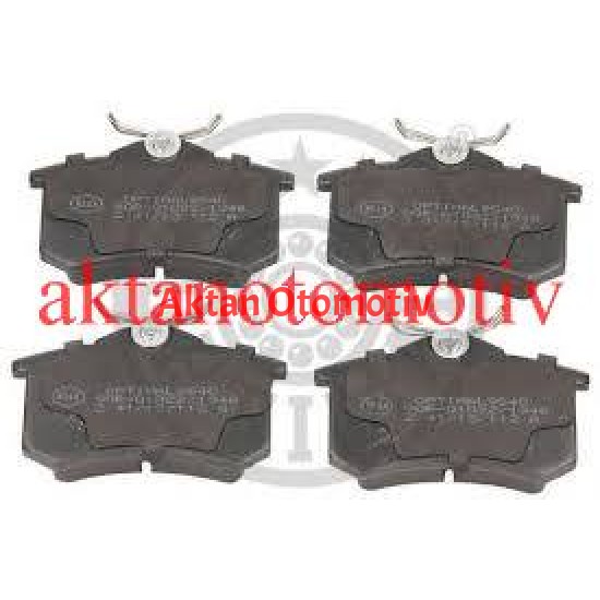 FREN BALATA GOLF4 99-06 / BORA 99-05 / 307 00= / C3-C4 09= (KALINLIK 15mm) ARKA