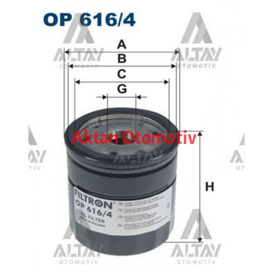 YAĞ FİLTRESİ POLO / IBIZA / A1 / FABIA 14= 1.4 TDI CUSA-CUSB-CYZA-CYZB-CUTA