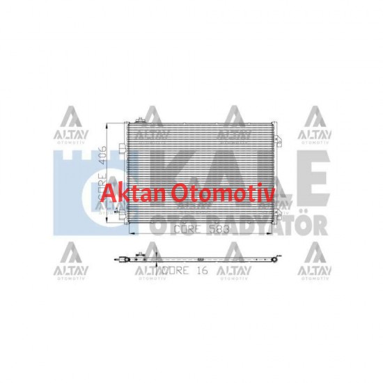 RADYATÖR KLİMA SYMBOL II 08-14 THALIA 1.5DCI