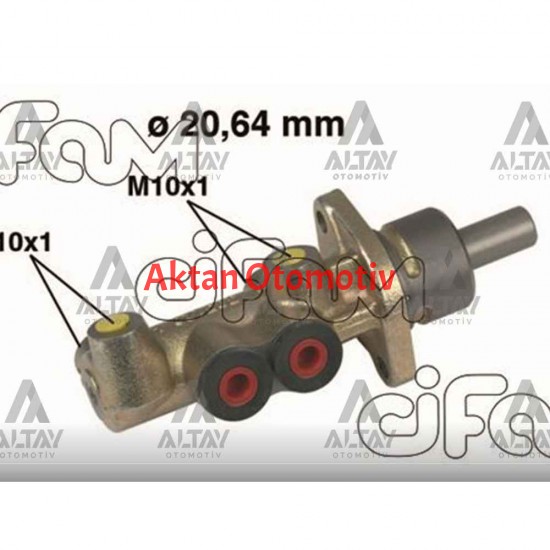 FREN ANA MERKEZ ALBEA 03-07 / ALBEA 07= / PALIO 96-05 / SIENA 96-03 ATE TİPİ DÖKÜM 20,64mm