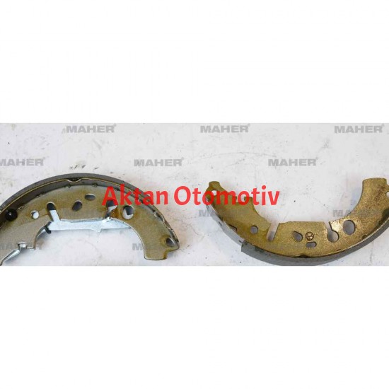 FREN BALATA LINEA 07= / G.PUNTO 05= / FIORINO 07= / BIPPER 07= LEVYELİ YAYLI PABUÇ ARKA