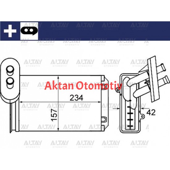 RADYATÖR KALORİFER POLO / CLASSIC / GOLF3 / CORDOBA 97-01
