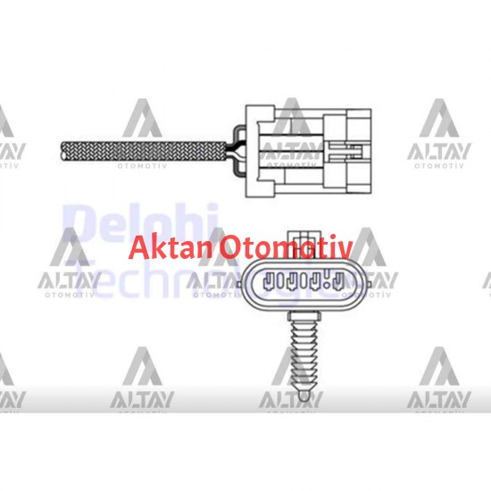 SENSÖR OKSİJEN ASTRA F / ASTRA G / FRONTERA B / VECTRA B / ZAFIRA A / AVEO T200-T250-T255 1.4 16V / EPICA