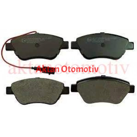 FREN BALATA LINEA 07= / DOBLO 01-10 / NEMO-FIORINO 07= / GRANDE PUNTO 05-12 FİŞLİ ÖN 123mm