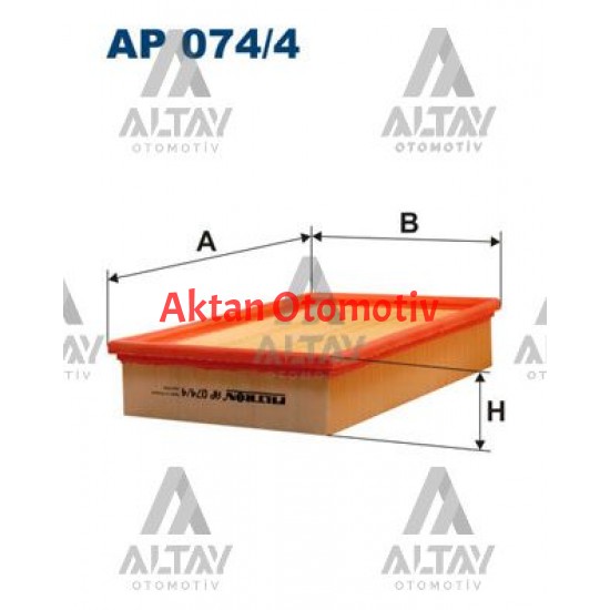 HAVA FİLTRESİ CMAX / FOCUS 03= 1.6 ZETEC-S BENZİNLİ