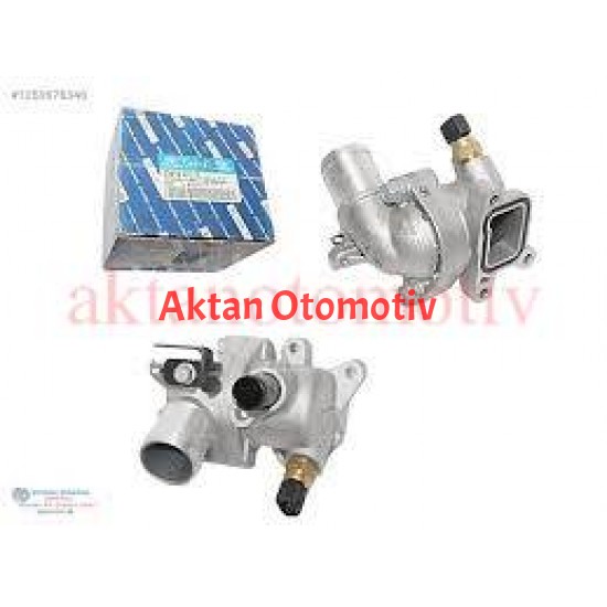 TERMOSTAT KAPAK KOMPLE ALT ÜST ACCENT 11= BLUE / I-20 1.4 / I-30 12-16 DİZEL