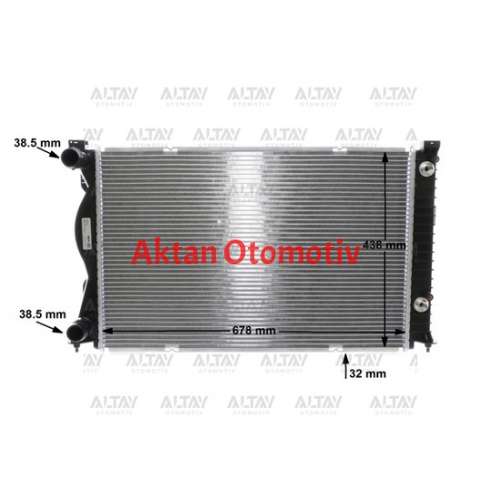 RADYATÖR SU A6 05-10 BRE-BLB 2.0 TDI A-T