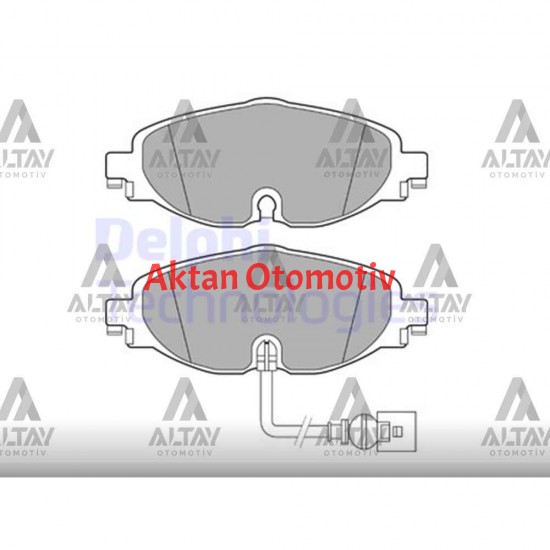 FREN BALATA GOLF VII 12= / PASSAT 14= / T-ROC 18= / A3 12= / LEON 12= / SUPER B 15= FİŞLİ ÖN KÜÇÜK