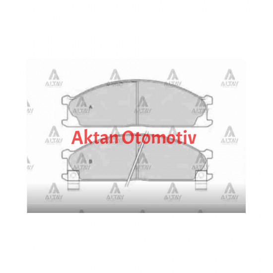 FREN BALATA PICKUP  99-02 / PATROL-URVAN 87-96 ÖN