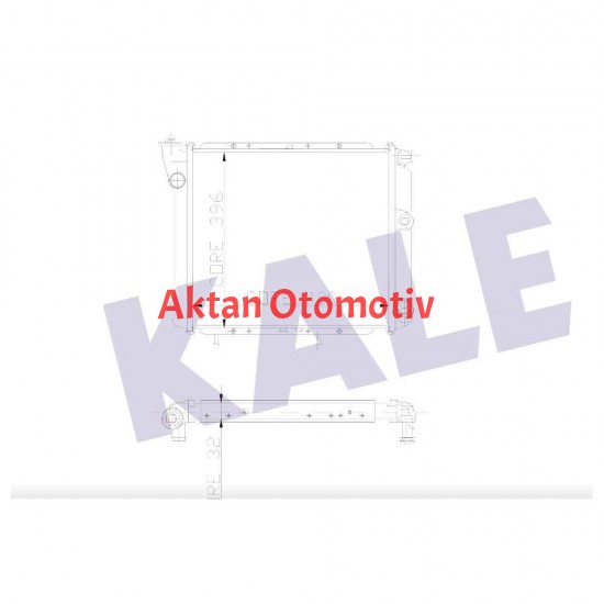RADYATÖR SU R9 85-00 / R11 85-00 1.4-1.6 KARBÜRATÖRLÜ MEKANİK
