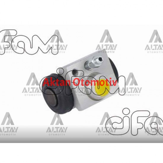 FREN SİLİNDİRİ C-ELYSEE 12= / 301 12= ABSLİ ALUMİNYUM 20,6mm ARKA SOL-SAĞ