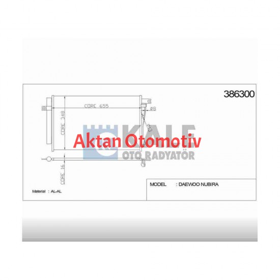 RADYATÖR KLİMA ACCENT 06-11 ERA BENZİNLİ