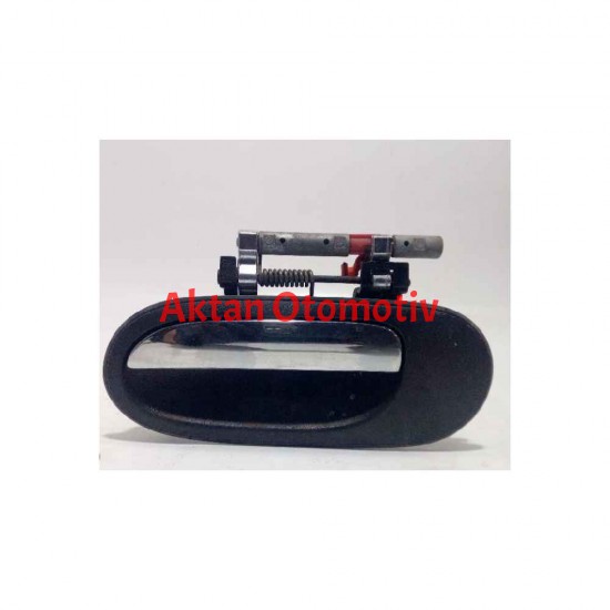 KAPI KOLU ALMERA 00-06 ARKA DIŞ SİYAH+KROM SOL