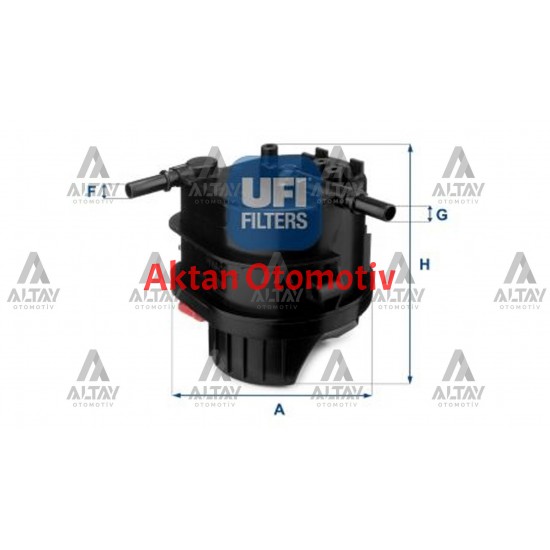 YAKIT FILTRESI (MAZOT) 206 / 307 / C2 / C3 / FIESTA 05-15 1.4 HDI-1.4 TDCI MÜSÜRSÜZ OEM (ORİJİNAL EQUİPMENT MANUFACTURER)