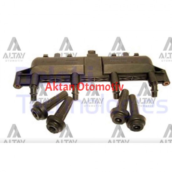 ATEŞLEME BOBİNİ BERLİNGO / SAXO / XSARA / 106 / 206 / PARTNER 1.4-1.6 SIYAH SOKET