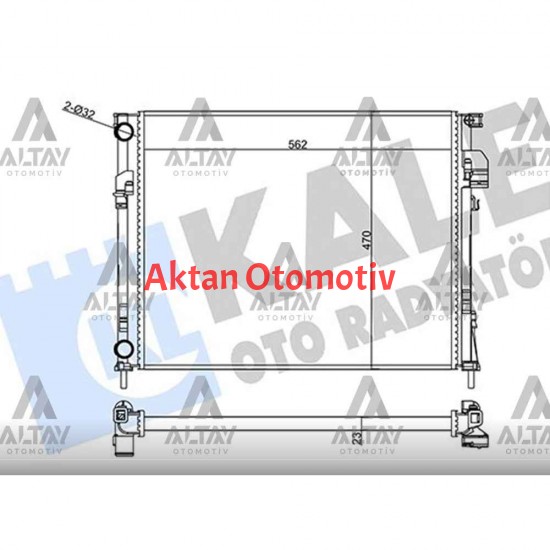 RADYATÖR SU TRAFIC II 01-14 / VIVARO 02-14 / 1.9 DCI M-T MEKANİK